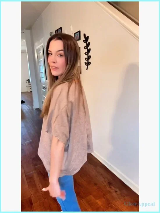 Oversized Cropped T-Shirt 3 Pack, Polyester Rayon Spandex, Workout Casual - Picture 6 of 7